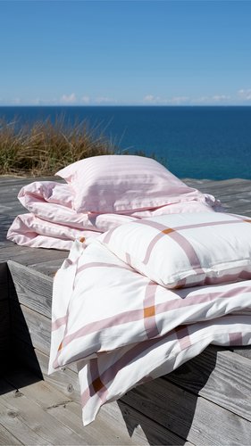 Set posteljine NELL saten 140x200 ružičasta