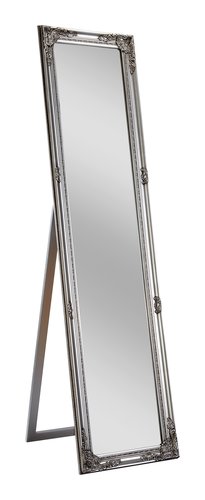 Miroir sur pied NORDBORG 40×160 argenté
