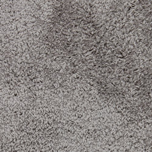 Teppe VILLEPLE Ø180 shaggy grå