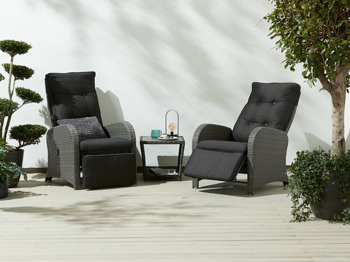 Lounge Recliner Chair Stord Grey Jysk, Recliner Outdoor Furniture Uk
