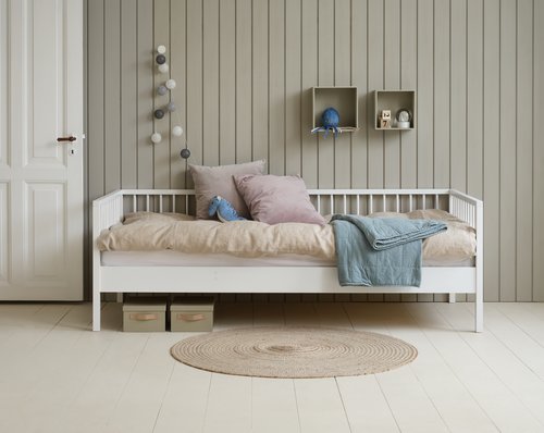 Lit enfant GILLELEJE 90x200 blanc