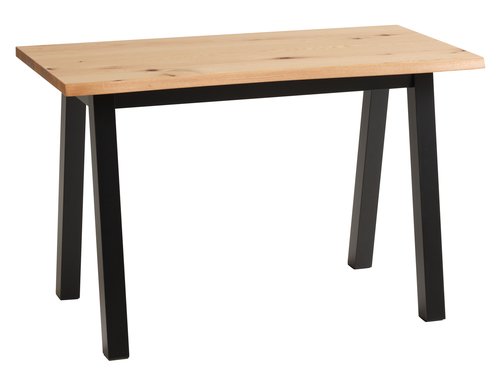 Písací stôl SKOVLUNDE 60x120 prírodný dub/čierna
