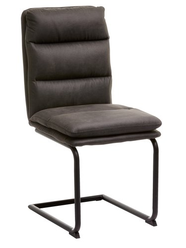 Silla de comedor ULSTRUP antracita/negro