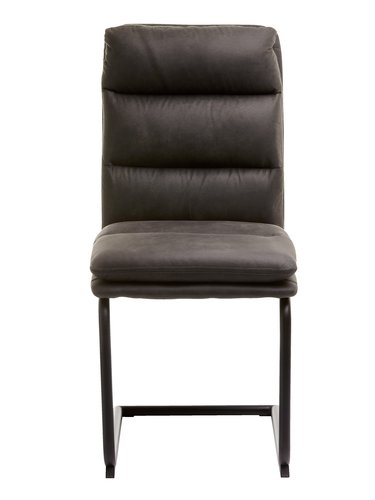 Jídelní židle ULSTRUP antracitová/černá