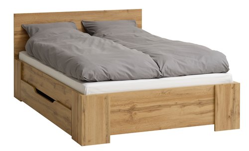 Bed frame HALD 180x200 oak