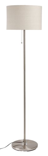 Floor lamp KRISTOF H145cm brushed steel