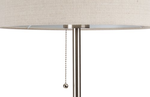 Floor lamp KRISTOF H145cm brushed steel