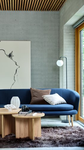 Sofa GISTRUP 2-Sitzer dunkelblau | JYSK