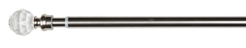 Függönykarnis CRYSTAL 120-210 cm acél
