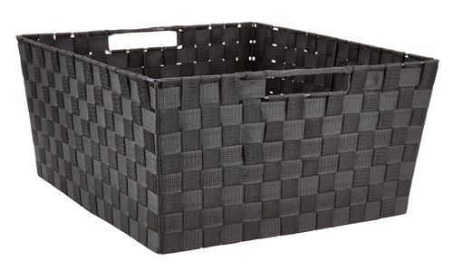 Basket ASMUS W43xL47xH22cm black