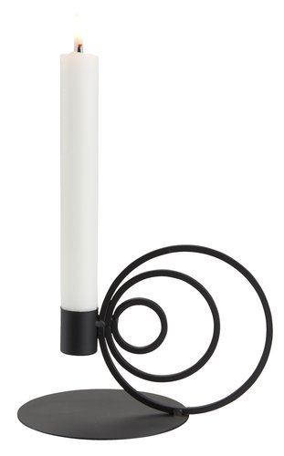 Candlestick KEVIN W12xL16xH11cm black