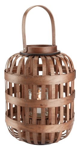Lanterna GUNNAR Ø28xH38 cm legno