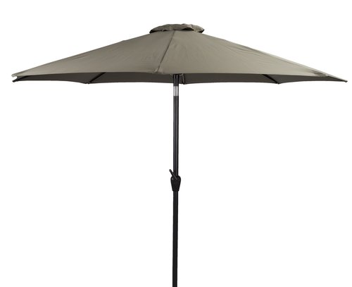 Market parasol AGGER D300 olive