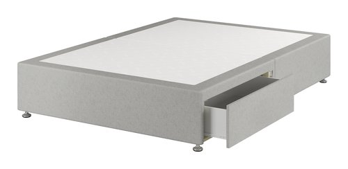 Divan base GOLD D10 2 Drawer Small double Grey-49