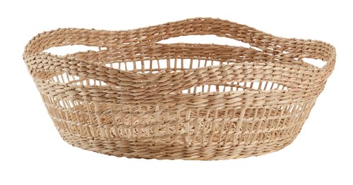 Bread basket GOTFRED D26xH9cm seagrass