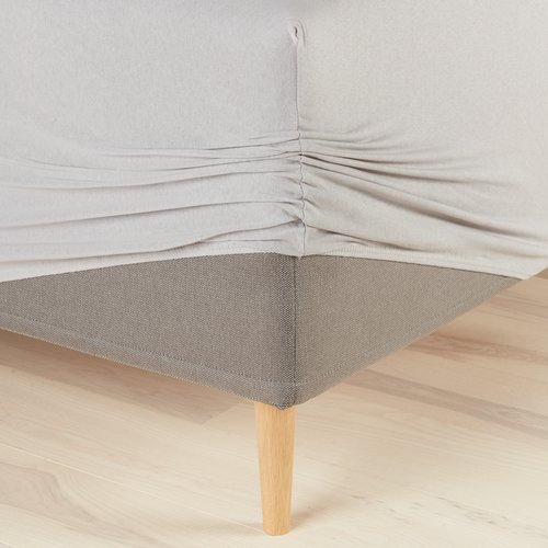 Lenzuolo Angolare In Jersey 90-100x200cm - Cioccolato Marrone | Cotone 140g/m² Elastico - Foto 10