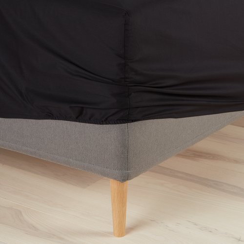 Fitted sheet FRIDA Double black