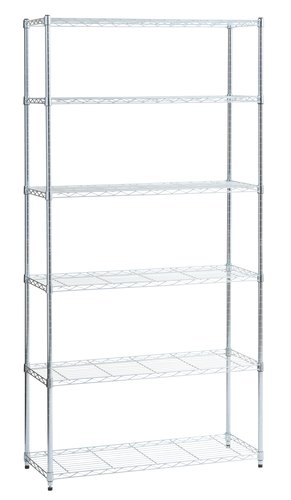 Shelving unit VINDINGE 6 shelves chrome