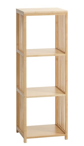 Shelving unit BALLUM 3 shelves bamboo