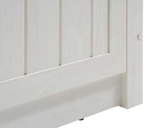 Bed frame MARKSKEL SGL 90x190 oak/white