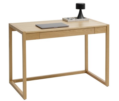 Písací stôl RY 60×110 1 zásuvka dub