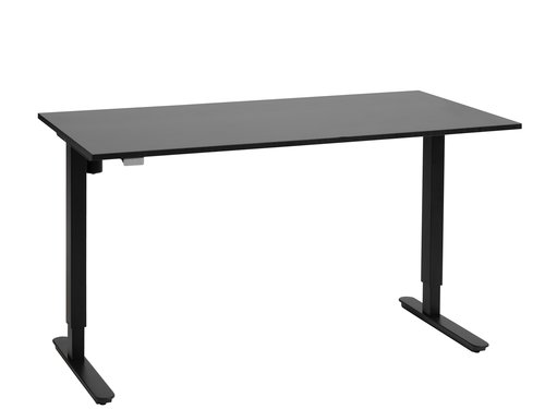 Hæve-sænkebord SLANGERUP 70x140 sort