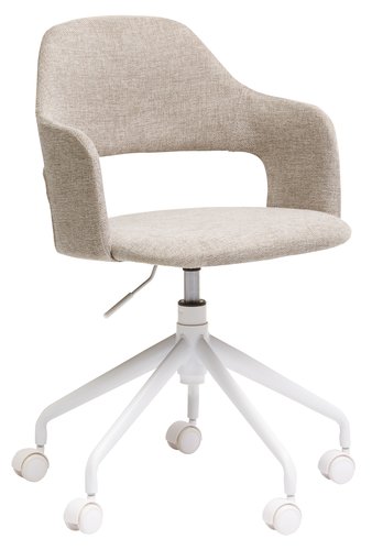 Office chair REERSLEV sand/white