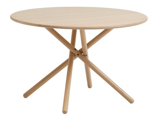 Jedilniška miza SKIBET Ø120 sv. hrast