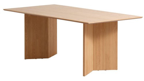 Table VESTERBORG 100x200 chêne