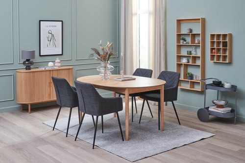 Esstisch MARSTRAND Ø110/110x200 Eiche JYSK