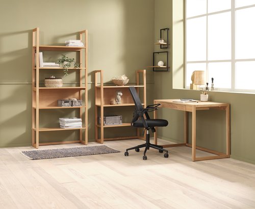 Scrivania Rovere oak per camerette con cassetto