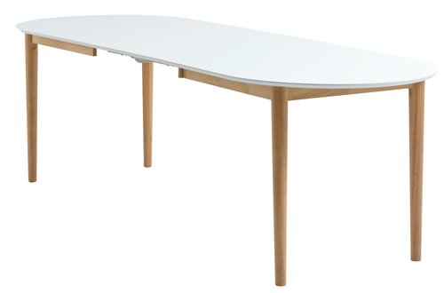 Tavolo da pranzo EGENS 90x190/270 cm bianco