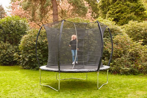 Trampolino FALK Ø250 cm con rete di sicurezza nero