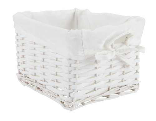 Basket GORM W20xL25xH16cm white
