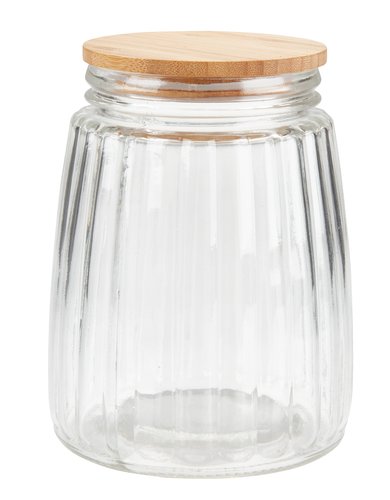 Storage jar KJETIL D13xH17cm w/lid