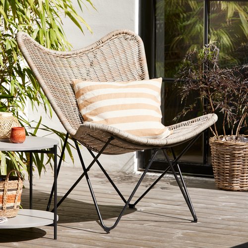 LoungeSessel VALLESTRUP natur JYSK