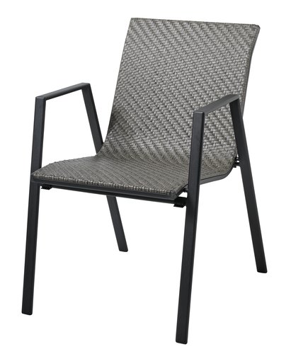 Stohovateľná stolička DOVERODDE sivá