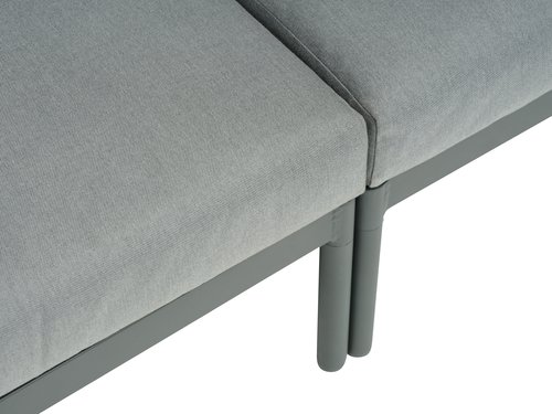 Leżak IANO S136xD156 szary | JYSK