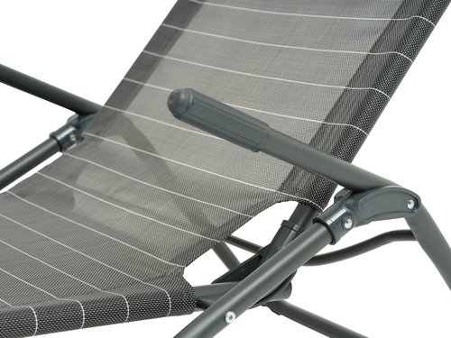 Leżak KALMAR S60xD165 szary