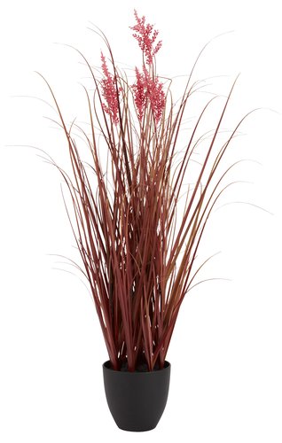 Umělá rostlina GRÅSUGGA V90 cm červená tráva