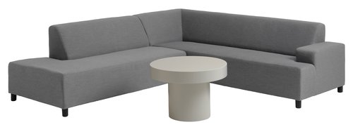 Loungeset LANDSKRONA + UHRE 6-sits ljusgrå