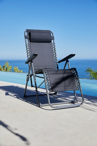 Lounger ULFBORG black