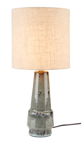 Bordlampe VIGGO Ø21xH47cm grå