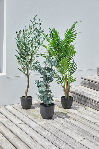 Kunstig plante RIPA H90cm grøn eukalyptus