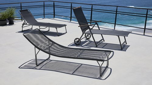 Șezlong HALDEN 60x190 negru