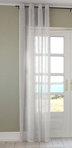 Завеса RIEN 1x140x300 светлокремаво райе