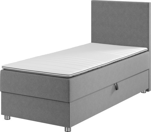 Sänggavel 90x115 H10 PLAIN grå-23