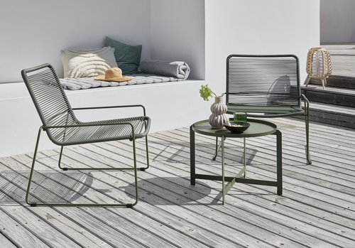 Lounge-Sessel BANDSBJERG grün
