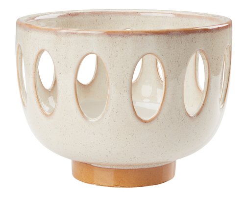 Decorative bowl ESKIL D20xH16cm beige