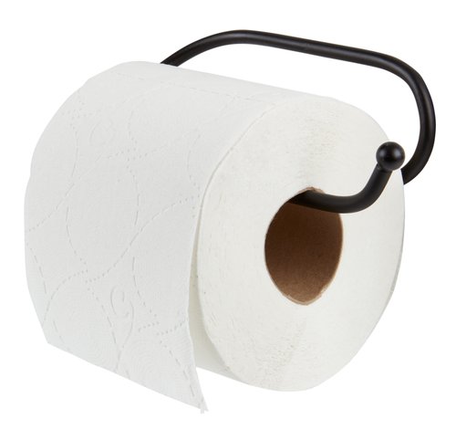 Toilettenpapierhalter ILSBO Metall schwarz